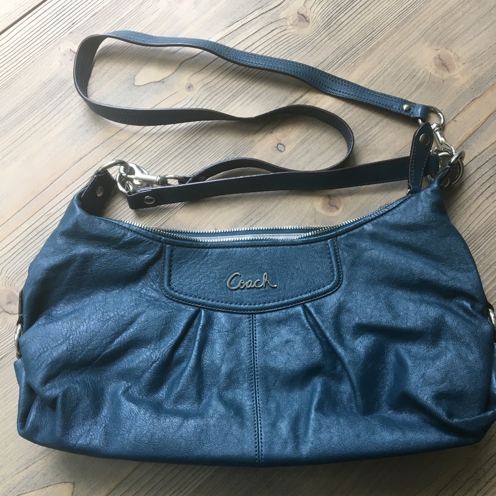 Coach Ashley Leather Convertible Hobo Crossbody